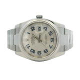 Rolex Datejust 116200 36mm Silver Arabic Dial Stainless Steel Watch