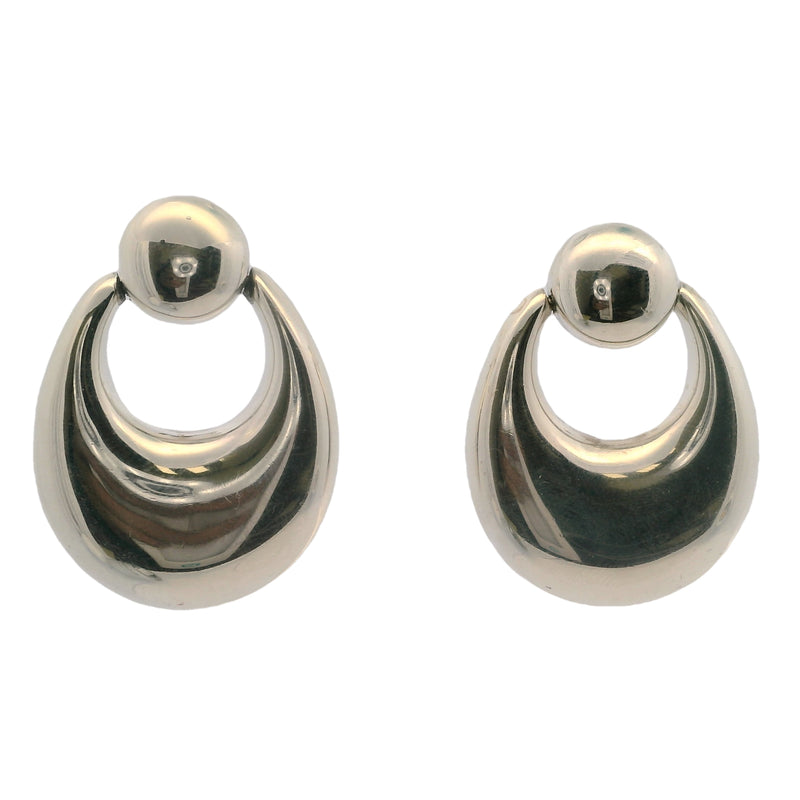 Bayanihan 925 Sterling Silver Doorknocker Dangle Earrings
