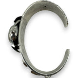 Native American 925 Sterling Silver and Natural Turquoise Blancpain Watch Cuff
