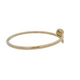 Cartier Small Model Juste un Clou Nail Bangle Bracelet in 18kt Yellow Gold Size 17 6.7"