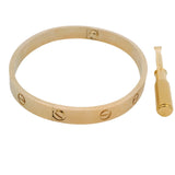 Authentic Cartier Solid 18kt Yellow Gold Classic Love Bracelet Screwdriver 18