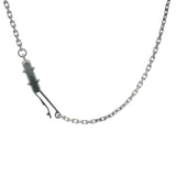 Cartier Solid 18kt White Gold Paved Diamond LOVE Pendant 16.5" Necklace