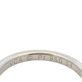 Van Cleef & Arpels Solid 950 Platinum 2.5mm Comfort Wedding Band Size 7