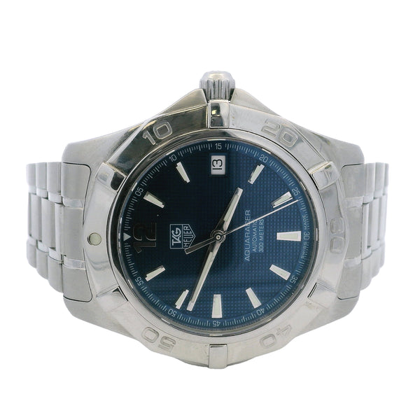 Tag Heuer Aquaracer WAF2112 38mm Stainless Steel Blue Dial Watch