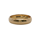 Wood & Sons 1915 14kt Yellow Gold 4.6mm Wedding Band Size 8.5
