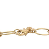 David Yurman Solid 18kt Yellow Gold Oval Twisted Link 7.5" Chain Bracelet