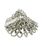 Retired David Yurman Solid 925 Sterling Silver Atlas Chainmail Wide 7.25" Bracelet