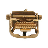 Vintage Solid 14kt Yellow Gold Typewriter Movable Dangle Charm