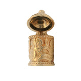 Vintage Solid 14kt Yellow Gold Traditional Opening Beer Stein Mug Charm