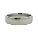 Diana Solid 950 Platinum Tension-Set .10ctw Diamond Men's 6mm Band Ring Size 11
