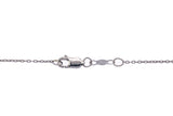 Luxurman Diamond Pave Cluster Pendant 14K 585 White & Yellow Gold 18" Necklace