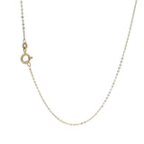Solid 10kt Yellow Gold "I Love You" Rolling Fidget Pendant 18" Cable Necklace Made in Italy
