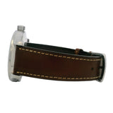IWC IW325505 Mark XV Spitfire 38mm Silver Dial Brown Leather Strap Steel Watch