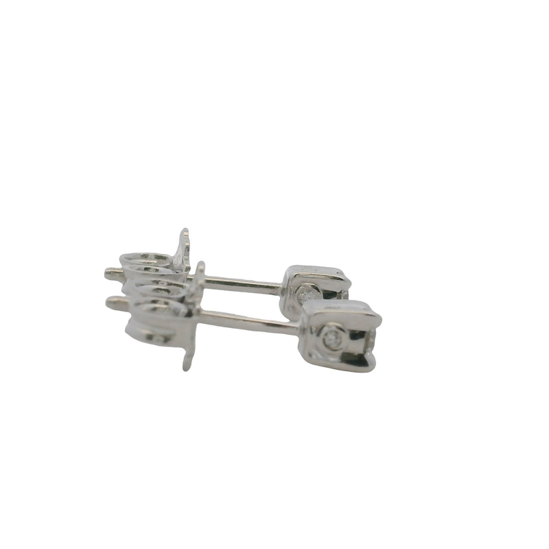 Swarovski 14kt White Gold Lab Created Diamond 0.30ctw Stud Earrings