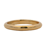 Vintage Tiffany & Co Solid 18kt Yellow Gold Classic Wedding Band Ring Size 6.5