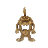 Vintage 1990 Warner Brothers Michael Anthony Tasmanian Devil Solid 14kt Yellow Gold Charm