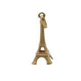 Vintage Solid 14kt Yellow Gold Eiffel Tower Paris Travel Dangle Charm