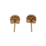 Solid 14kt Gold Faceted 5.7mm Stud Earrings