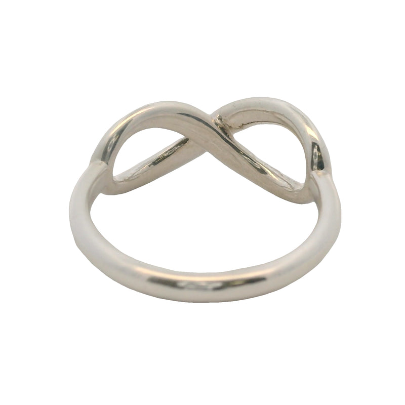 Tiffany & Co 925 Sterling Silver Tiffany Infinity Ring Size 5