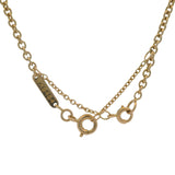 Vintage Cartier Solid 18kt Tri-Tone Gold Small Model Trinity 3 Ring Necklace 16.75"