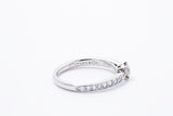 Tiffany & Co Harmony Engagement Diamond Band 950 Platinum Ring Size 3 3/4