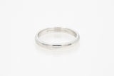 Tiffany & Co Classic Platinum Thin Domed Wedding Band Ring Size 7.25 Retail $1150