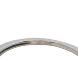 10kt White Gold and Diamond Thin Dainty 1.6mm Stackable Wedding Band Ring Size 7