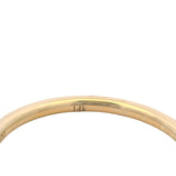 14kt Yellow Gold Dainty 1.6mm 6 Diamond "Pa' Siempre" "Forever" Band Ring Size 6