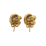 Vintage 1994 Tiffany & Co Solid 18kt Yellow Gold Cupid's Arrow Heart Stud Earrings
