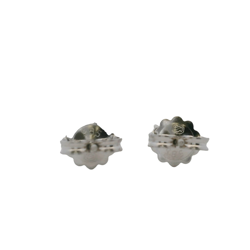 Swarovski 14kt White Gold Lab Created Diamond 0.30ctw Stud Earrings