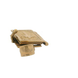 Solid 14kt Yellow Gold Openable Spanish Holy Bible Small Dangle Charm