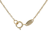 Solid 14kt Yellow Gold 18" Line of Stars Stationed on Cable Chain Necklace