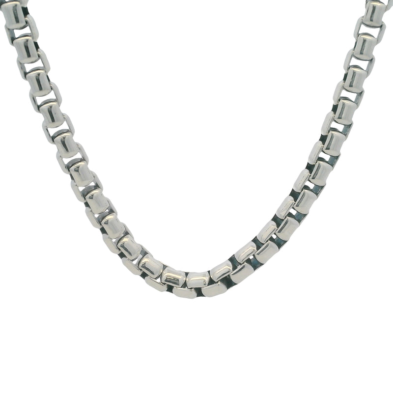 David Yurman Solid 925 Sterling Silver 5mm 22" Large Box Chain Necklace