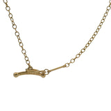 Vintage 1970s Tiffany & Co Elsa Peretti Diamonds By The Yard 6 Diamond 28" Toggle Necklace