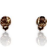 Zales Enhanted Disney Belle Flower Rose 10KT 417 Rose Gold Stud Earrings