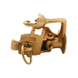 Vintage Solid 14kt Yellow Gold Dentist's Chair and Sink Moving Charm