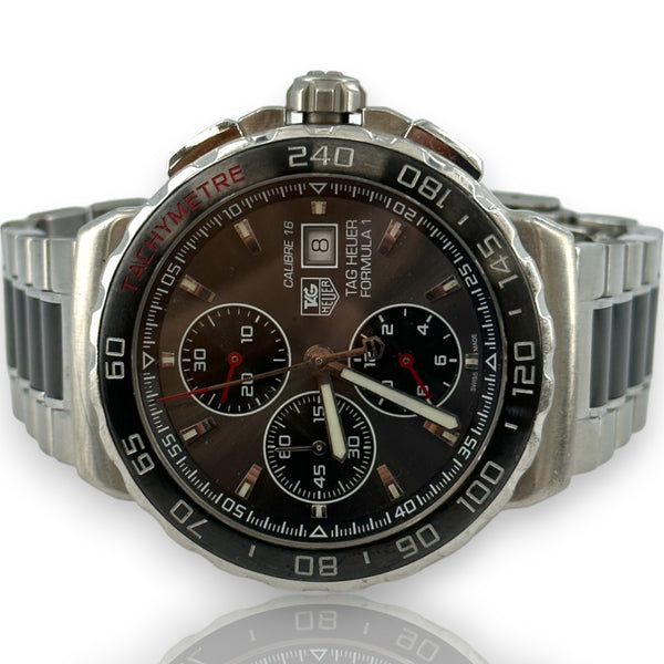 Tag Heuer Formula 1 Calibre 16 CAU2011-0 44mm Stainless Steel Chrono Watch
