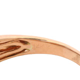 LeVian Solid 14kt Rose Gold Smoky Quartz and Diamond Cocktail Ring Size 8