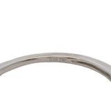 10kt White Gold and Diamond Thin Dainty 1.6mm Stackable Wedding Band Ring Size 7