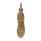 Vintage Solid 14kt Yellow Gold Baseball Cleat 3D Shoe Charm