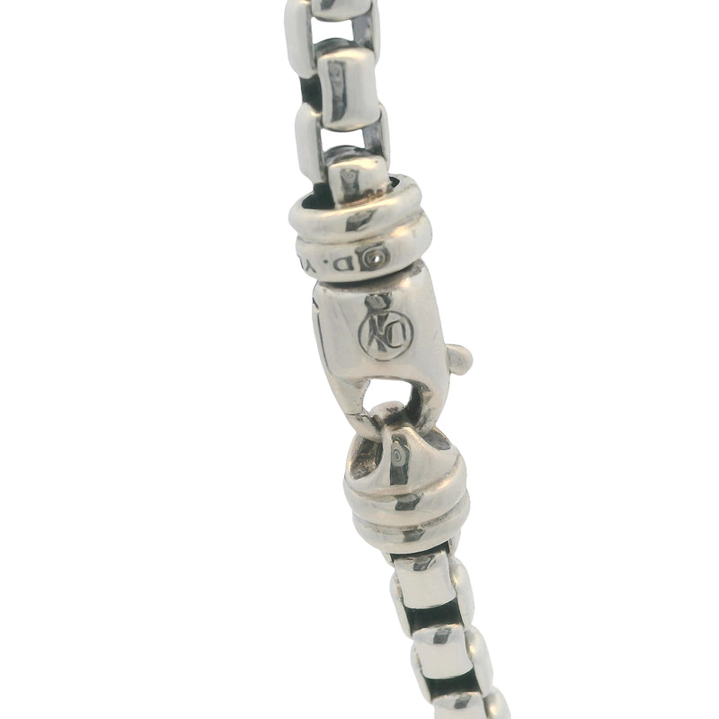 David Yurman Solid 925 Sterling Silver 5mm 22" Large Box Chain Necklace