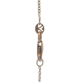 Le Vian Solid 14kt Rose Gold and White and Brown Diamond Heart Pendant Necklace 18.5"