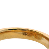 Amina Sorel 18kt Yellow Gold "Continuum" Large Celestial Spiral Statement Diamond Ring