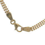 Retired Mejuri Solid 14kt Yellow Gold Mesh 15" Chain Necklace with Citrine Pendant