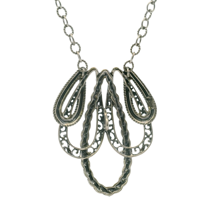 Carolyn Pollack 925 Sterling Silver Lasting Connection Relios 16" Necklace