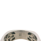 Solid 925 Sterling Silver, Smokey Quartz, and Garnet Filigree Cocktail Ring Size 5.5