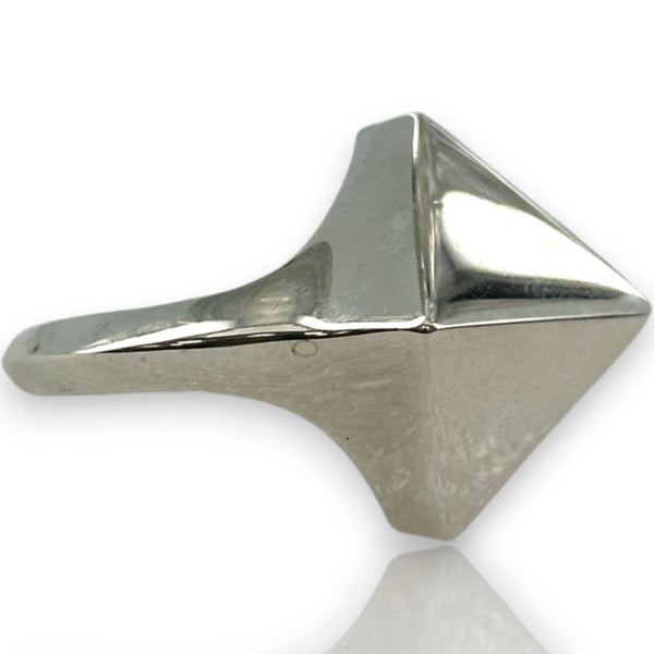Tiffany & CO Signed RARE Out Of Retirement Collection Collaboration with Dover Street Market 925 Sterling Silver Pyramid Size 8 Ring
