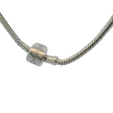 Vivara Brazillian Jewelry 925 Sterling Silver 8.5" Classic Snake Charm Bracelet