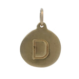 Helen Ficalora Solid 14kt Yellow Gold Letter D Initial Charm Pendant