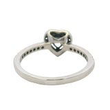 Pandora 925 Sterling Silver Cubic Zirconia Elevated Heart Halo Ring Size 6 52